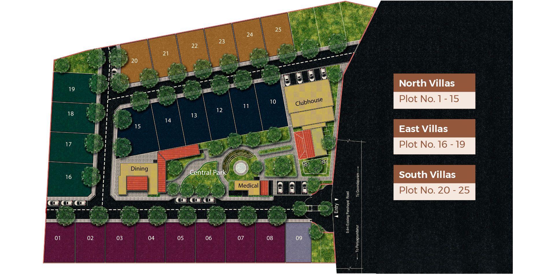 Vedaanta Vistara Coimbatore project master plan